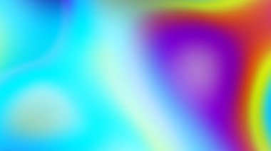 Soyut dijital fraktal model. Bulanık yumuşak arkaplan. Görünüm oranı 16: 9 olan yatay arkaplan