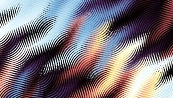 Αφηρημένο Ψηφιακό Φράκταλ Μοτίβο Ψυχεδελική Κυματοειδής Υφή — Φωτογραφία Αρχείου