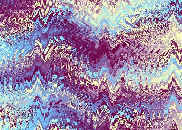 Абстрактный Цифровой Фрактальный Рисунок Психоделический Волновой Узор — стоковое фото