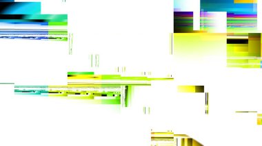 Dijital fraktal desen. Soyut arkaplan. Soyut teknik arıza görüntüsü. Görünüm oranı 16: 9 olan yatay arkaplan