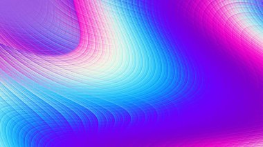 Soyut dijital fraktal model. Geleceği parlak bir geçmişi var. Görünüm oranı 16: 9 olan yatay arkaplan