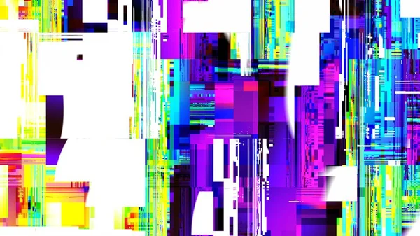 Digitales Fraktalmuster Abstrakter Hintergrund Abstraktes Pannen Technologie Image Horizontaler Hintergrund — Stockfoto