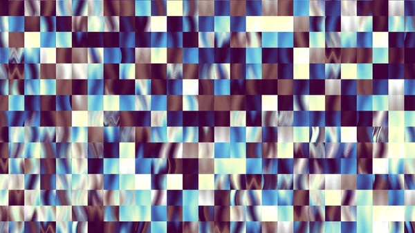 Abstract Digitaal Fractal Patroon Abstracte Regelmatige Siertextuur Horizontale Achtergrond Met — Stockfoto