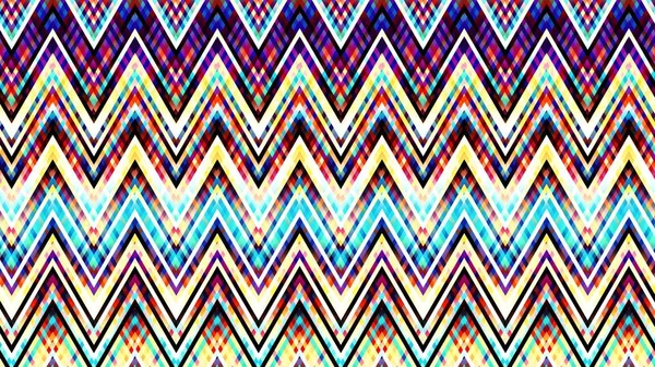Abstract Digital Fractal Pattern Abstract Chevron Pattern Horizontal Background Aspect — Stock Photo, Image
