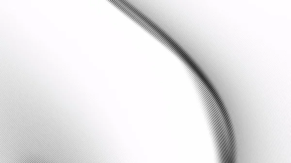 Abstraktní Digitální Fraktál Černobílý Vlnitý Vzor Horizontální Pozadí Poměrem Stran — Stock fotografie