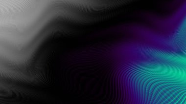 Soyut dijital fraktal desen Karanlık dalgalı desen.