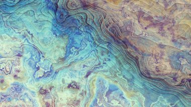 Soyut dijital fraktal model. Mermer dokusunun taklidi. Görünüm oranı 16: 9 olan yatay arkaplan