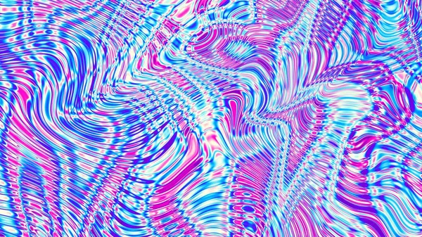 Abstract Digital Fractal Pattern Horizontal Background Aspect Ratio Psychedelic Wavy — Stock Photo, Image