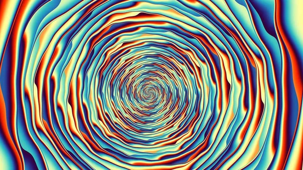 Abstract Digital Fractal Pattern Spiral Horizontal Background Aspect Ratio — Stock Photo, Image