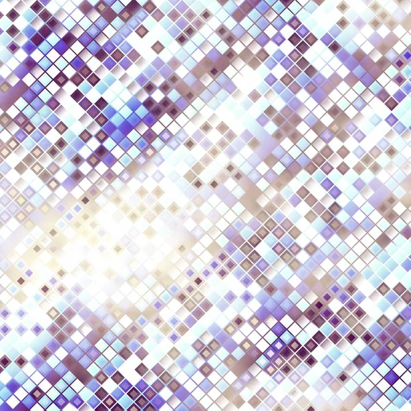 Abstract Digital Fractal Pattern Square Mosaic Art Pattern — Stock Photo, Image