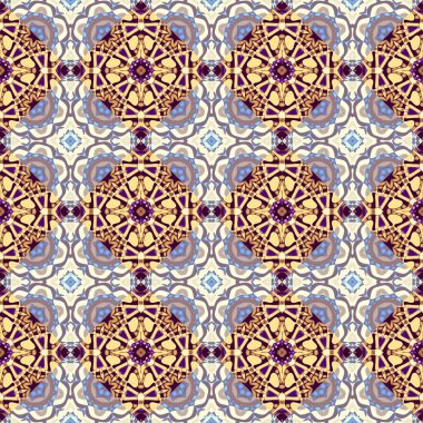 Soyut model. Düzenli kare dekoratif arka plan. Kusursuz desen. Klasik mozaik sanat modeli.