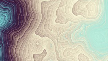 Soyut arkaplan. Psikedelik dalgalı doku.