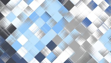 Soyut dijital fraktal model. Geometrik düşük poli dokusu.