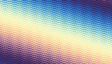 Soyut dijital fraktal model. Yatay oryantasyon. Dalgalı doku.