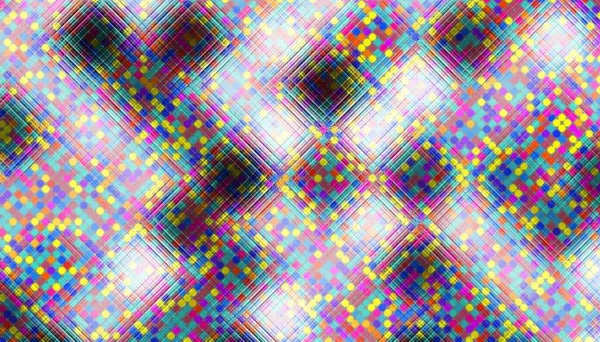 Αφηρημένο Ψηφιακό Φράκταλ Μοτίβο Σχέδιο Polka Dot Θολή Επίδραση — Φωτογραφία Αρχείου