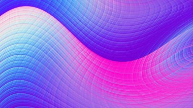 Soyut dijital fraktal model. Geleceği parlak bir geçmişi var. Görünüm oranı 16: 9 olan yatay arkaplan