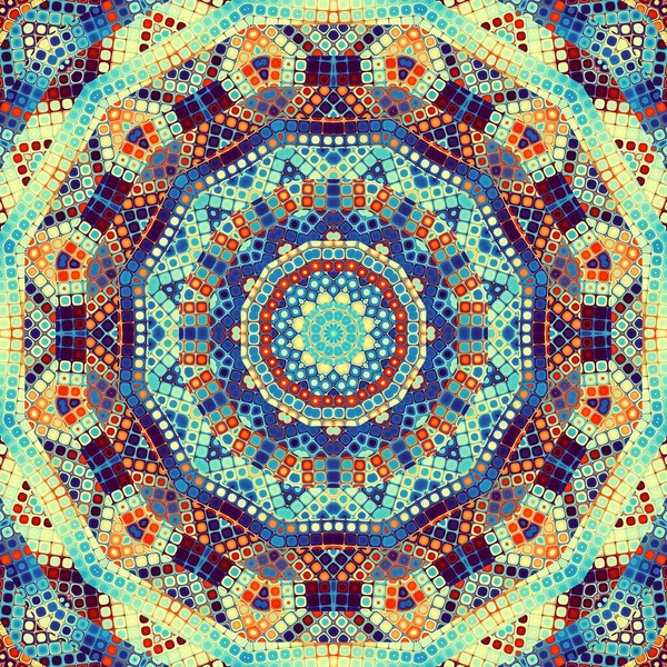 Abstract Digitaal Fractal Patroon Abstracte Vintage Mandala — Stockfoto