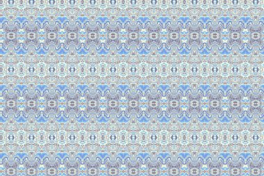 Soyut dijital fraktal model. Yatay oryantasyon. Soyut klasik süs dokusu.