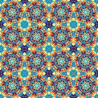 Soyut dijital fraktal model. Soyut klasik süs dokusu.