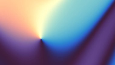 Soyut dijital fraktal model. Soyut gelecek resmi.