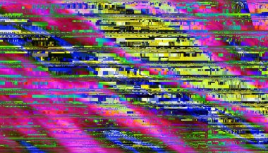 Soyut model. Soyut gelecek geometrik fraktal görüntüsü. Yatay arkaplan.