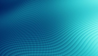 Soyut dijital fraktal model. Yatay yönelim.