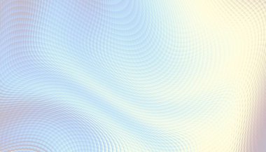 Soyut dijital fraktal model. Yatay oryantasyon. Uzunluk mavi ve beyaz arkaplan. Cam efektli bulanık doku.