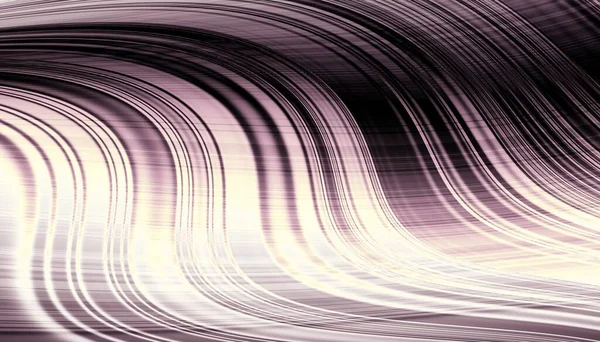 概要ディジタルフラクタルパターン 波のテクスチャ 滑らかな細い線の質感 — ストック写真