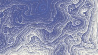 Soyut dijital fraktal model. Dalgalı doku.