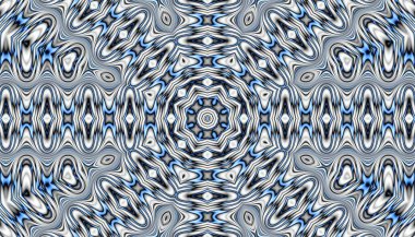 Soyut dijital fraktal model. Düşük polimerli doku.