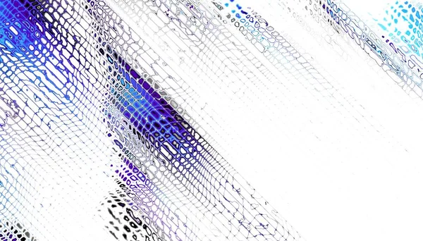 Padrão Fractal Digital Abstracto Imagem Futurista Abstrata Sobre Fundo Branco — Fotografia de Stock
