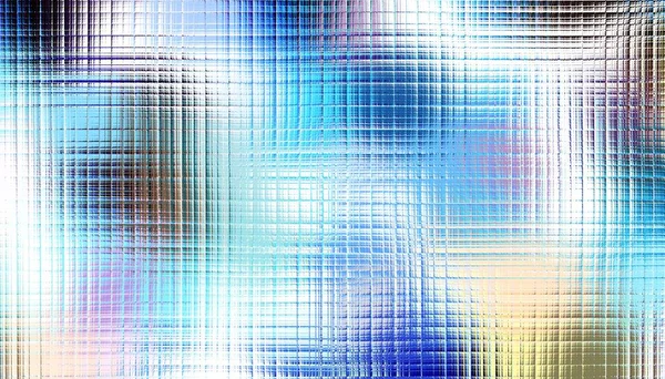 Abstrakt Digitalt Fraktalmönster Suddig Konsistens Med Glaseffekt Horisontell Inriktning — Stockfoto
