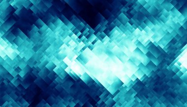 Soyut dijital geometrik desen. Yatay oryantasyon. Düşük polimerli doku.