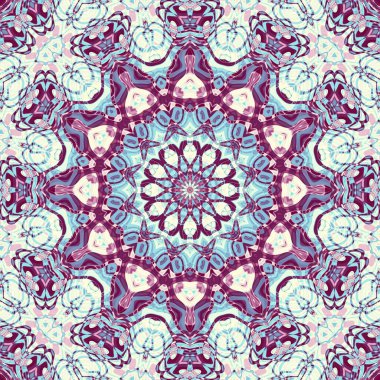 Soyut dijital fraktal model. Soyut mandala geçmişi. Kusursuz desen.