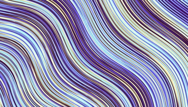 Abstract Futuristicl Background Horizontal Image Psychedelic Wavy Pattern — Stock Photo, Image