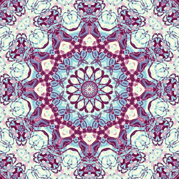 Soyut dijital fraktal model. Soyut mandala geçmişi. Kusursuz desen.