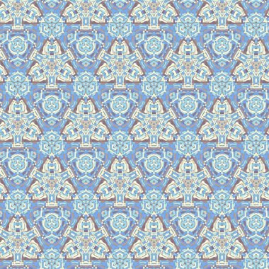 Soyut dijital fraktal model. Pastel renklerin gaması. Soyut klasik süs dokusu.