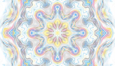 Soyut dijital fraktal desen.