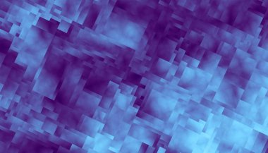 Soyut geometrik fraktal desen. Yatay yönelim.