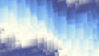 Soyut geometrik fraktal desen. Yatay yönelim.