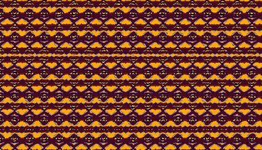 Soyut dijital fraktal model. Afrika etnik tarzında yatay yönelim modeli. Kabile süsü.