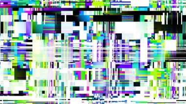 Dijital fraktal desen. Soyut arkaplan. Soyut hata teknolojisi görüntüsü.