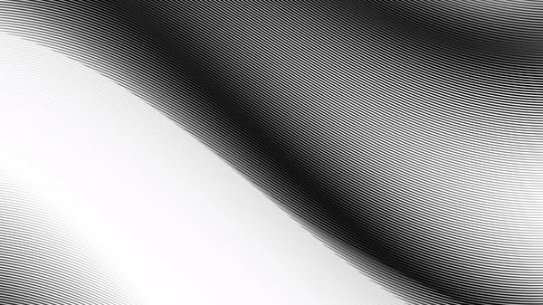 Padrão Fractal Digital Abstracto Padrão Ondulado Monocromático Fundo Horizontal Com Fotografia De Stock