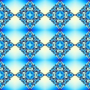 Karelerin soyut dekoratif desenleri. Mozaik sanat süsleme dokusu. Kusursuz kare desen.