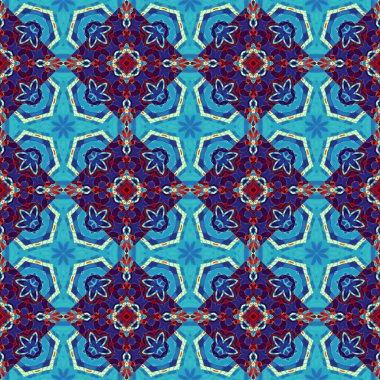 Soyut model. Düzenli kare dekoratif arka plan. Kusursuz desen. Klasik mozaik sanat modeli.