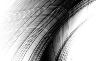 Beyaz arkaplanda soyut dışavurumcu çizgiler. Mesaj için boş bir yer. Görünüm oranı 16: 9 olan yatay arkaplan