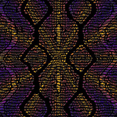 Soyut arkaplan. Afrika etnik tarzında kare arka plan. Kabile süsü.