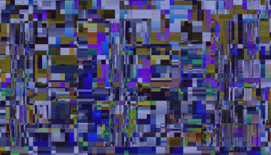 Soyut model. Soyut gelecek geometrik fraktal görüntüsü. Yatay arkaplan.