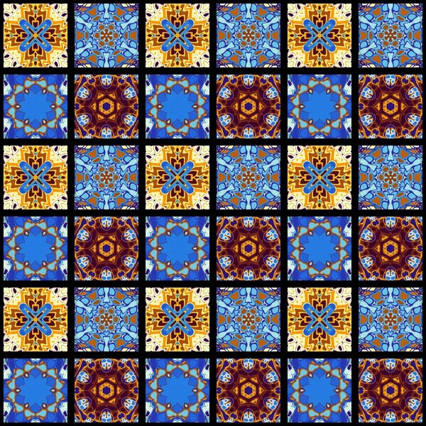 Soyut model. Mozaik sanat süsleme dokusu. Kusursuz kare desen.