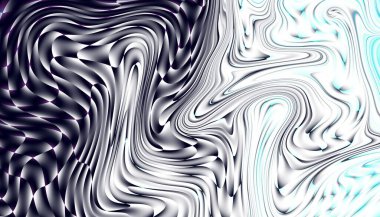 Soyut dijital fraktal model. Yatay oryantasyon. Dalgalı doku.